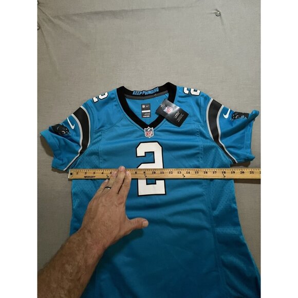 Carolina Panthers #2 DJ Moore Nike On‎ Field Football Jersey Women's Large Blue. - Picture 8 of 10
